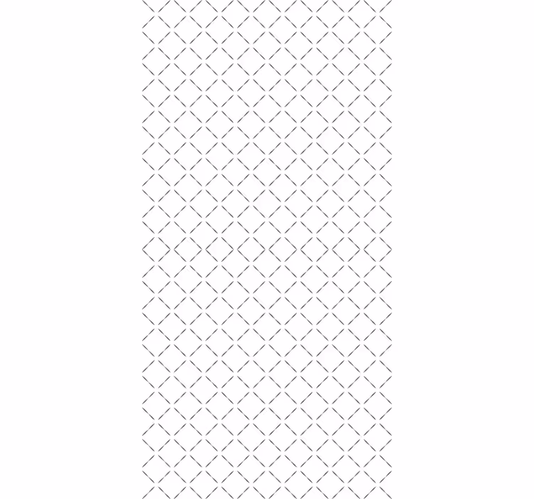 Geometrisch behang met doorlopend lijnpatroon - TenStickers