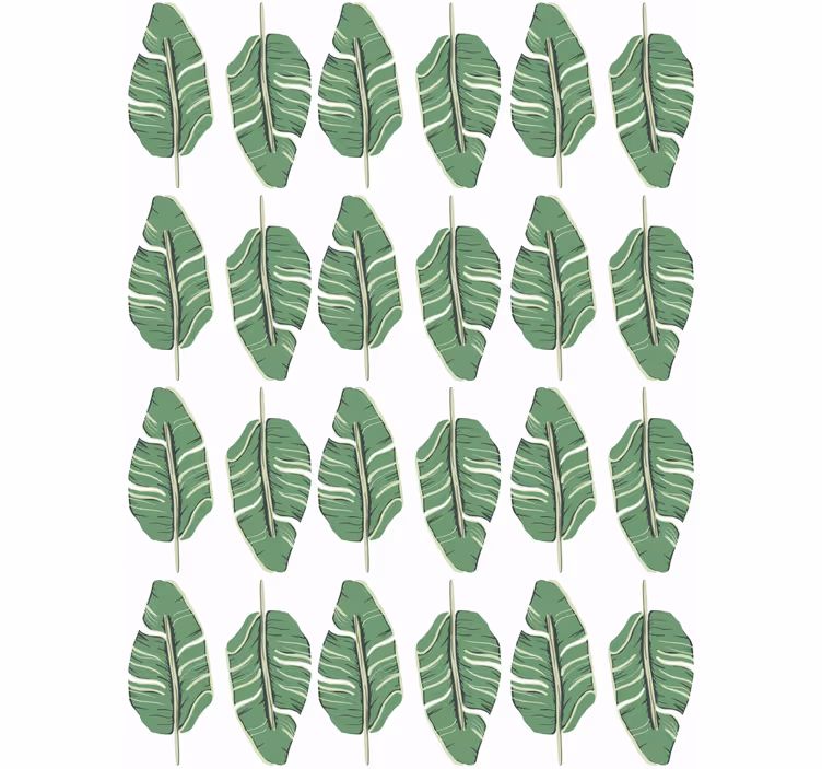 Natuur behang weelderig loofmotief - TenStickers