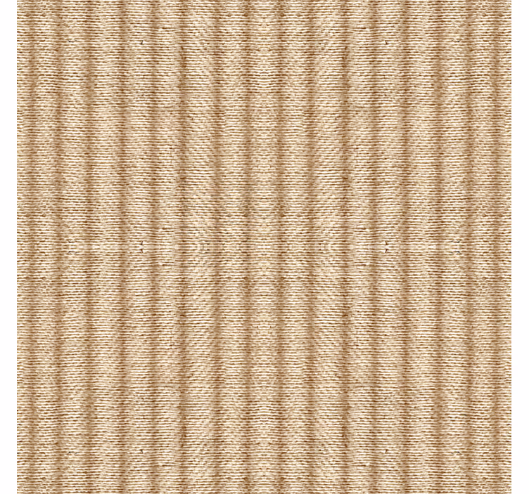 Behang hoofd slaapkamer bruin realistisch jute - TenStickers