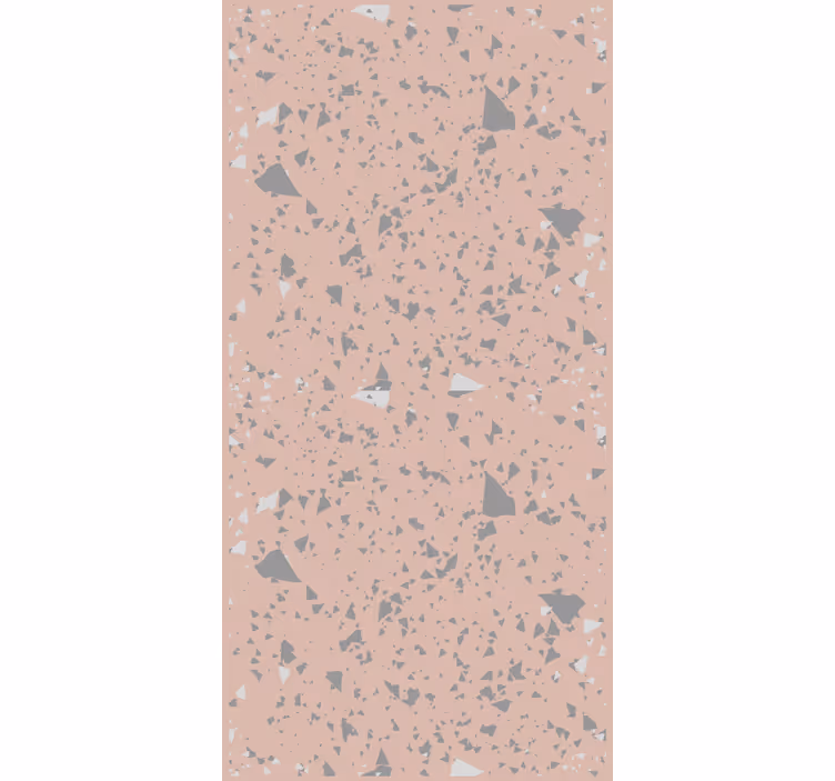 Behang patronen roze en grijs terrazzo - TenStickers