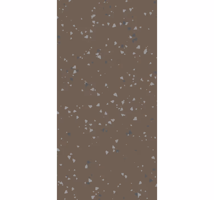 Behang patronen bruin en grijs terrazzo - TenStickers