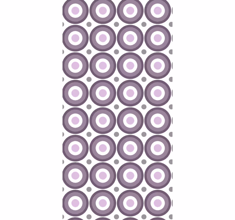 Behang patronen lilac jaren 70 stijl - TenStickers