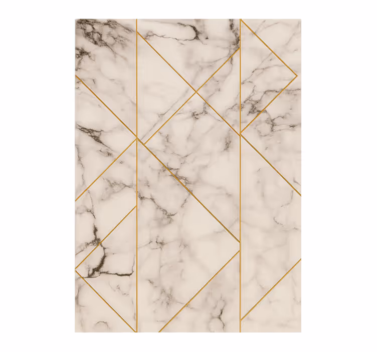 Marmeren behang grid elegant ontwerp - TenStickers