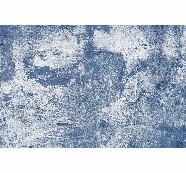Behang stenen blauw beton effect - TenStickers