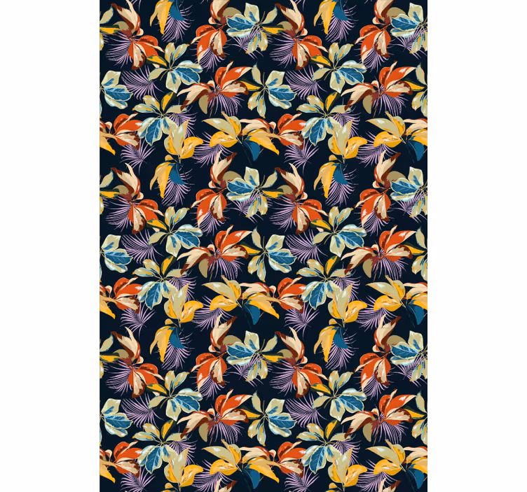 Behang gang tijgerlelie bloemdesign - TenStickers