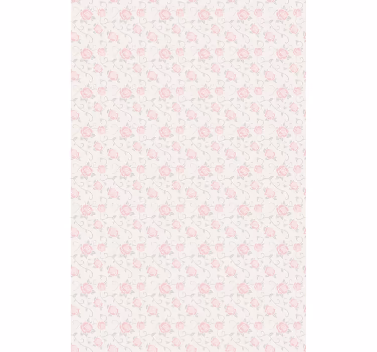 Behang gang delicate roze rozen - TenStickers