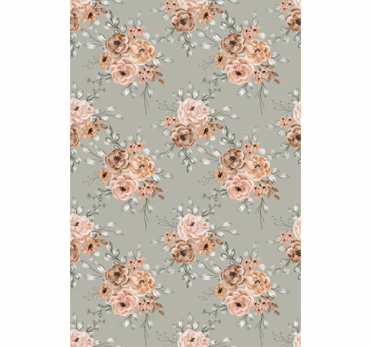 Behang gang prachtig beige arrangement - TenStickers