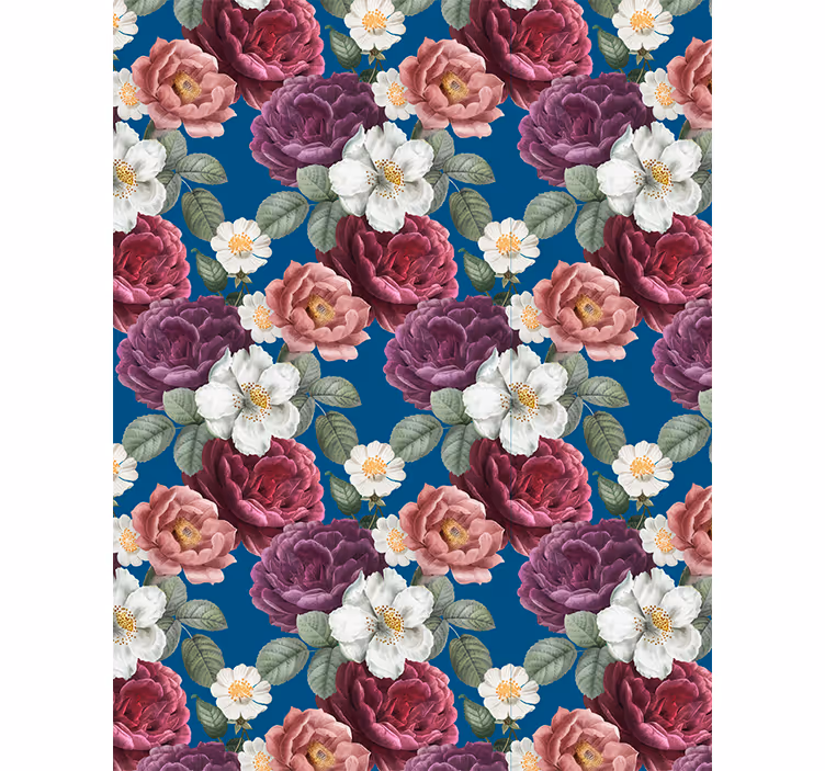 Behang gang levendige rozen arrangement - TenStickers