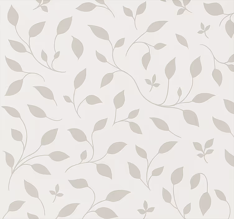 Behang scandinavië kalmerend blad bloemenmotief - TenStickers