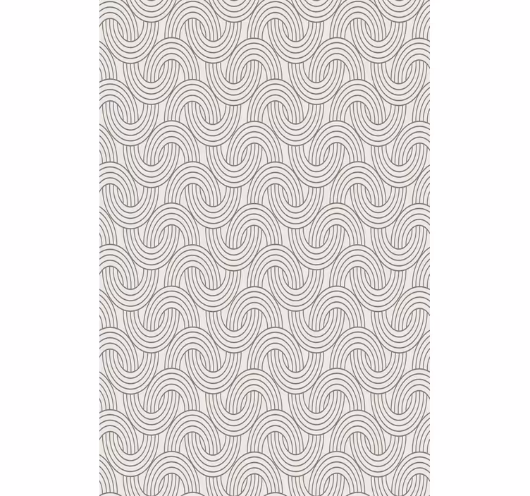 Behang print intricate golfpatronen - TenStickers