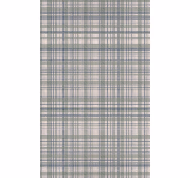 Klassiek behang geern tartan - TenStickers