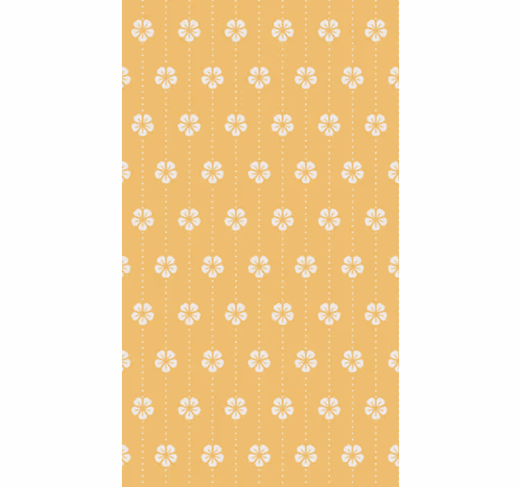 Woonkamer behang elegant bloemenpatroon - TenStickers