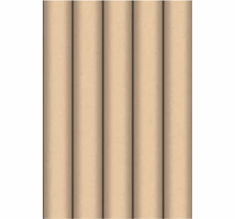 Woonkamer behang bruin buis minimalistisch patroon - TenStickers
