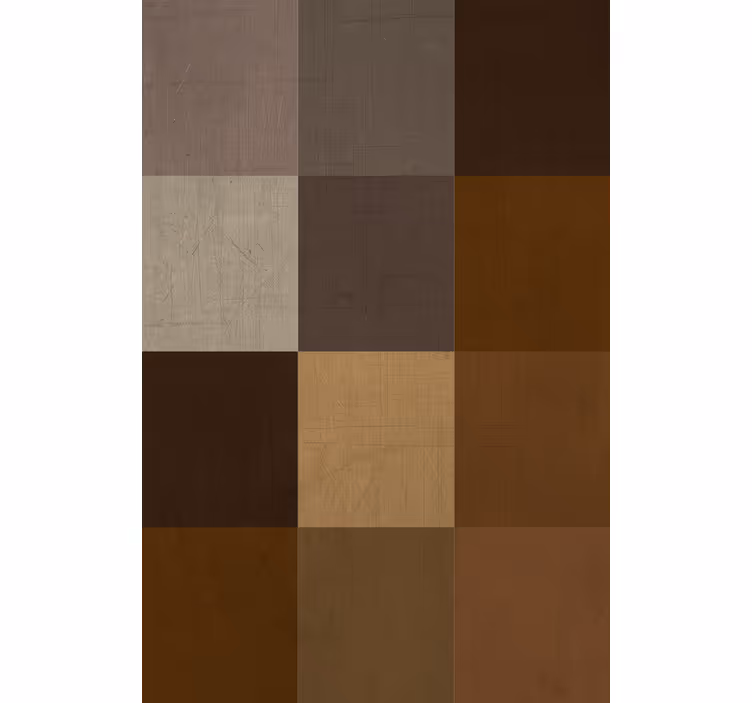 Woonkamer behang patchwork patroon oppervlak - TenStickers