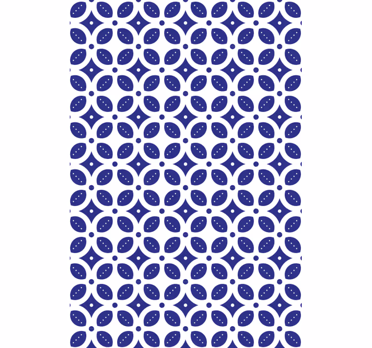 Woonkamer behang geometrisch patroon overlay - TenStickers