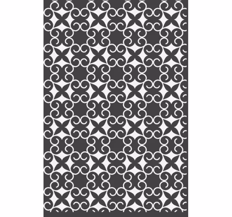Woonkamer behang elegant patroon mat - TenStickers
