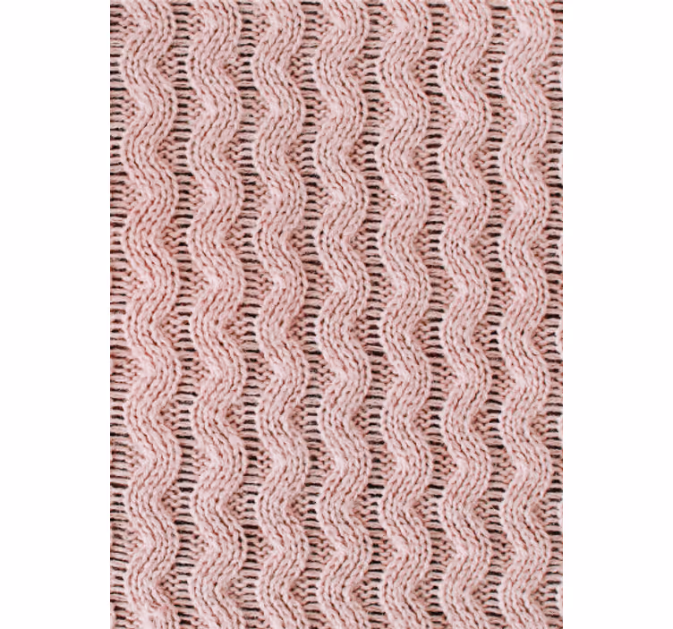 Woonkamer behang golfpatroon tafelkleed - TenStickers