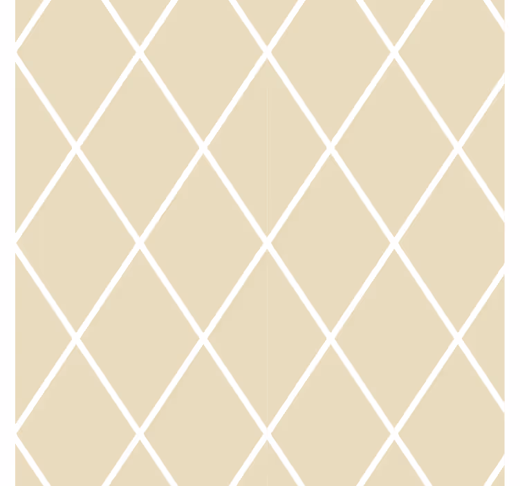Woonkamer behang geometrisch diagonaal patroon - TenStickers