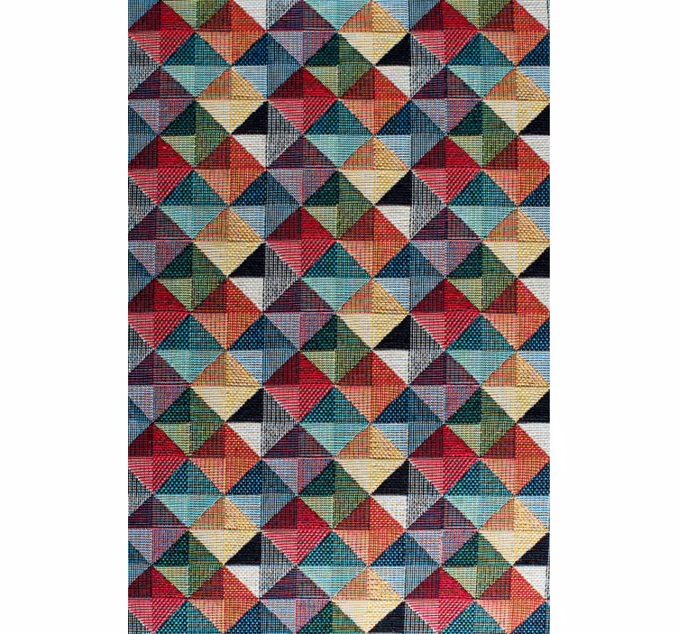 Geometrisch behang met geometrische vormen - TenStickers