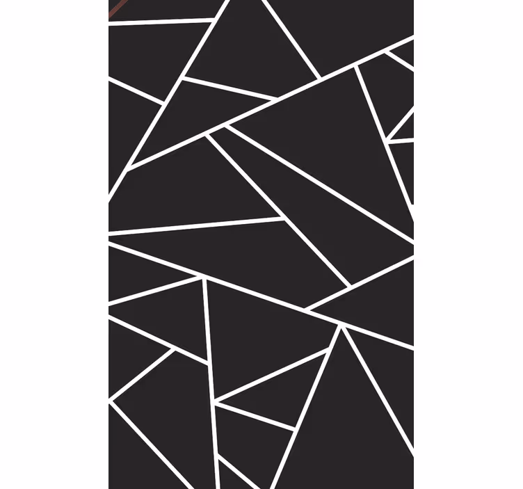 Geometrisch behang abstract hoekig arrangement - TenStickers