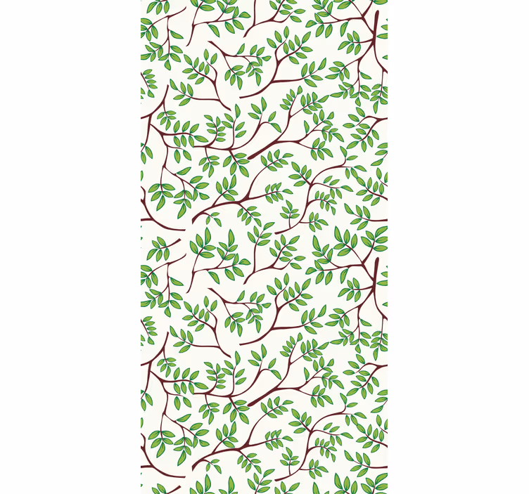 Bomen behang dunne takken patroon - TenStickers