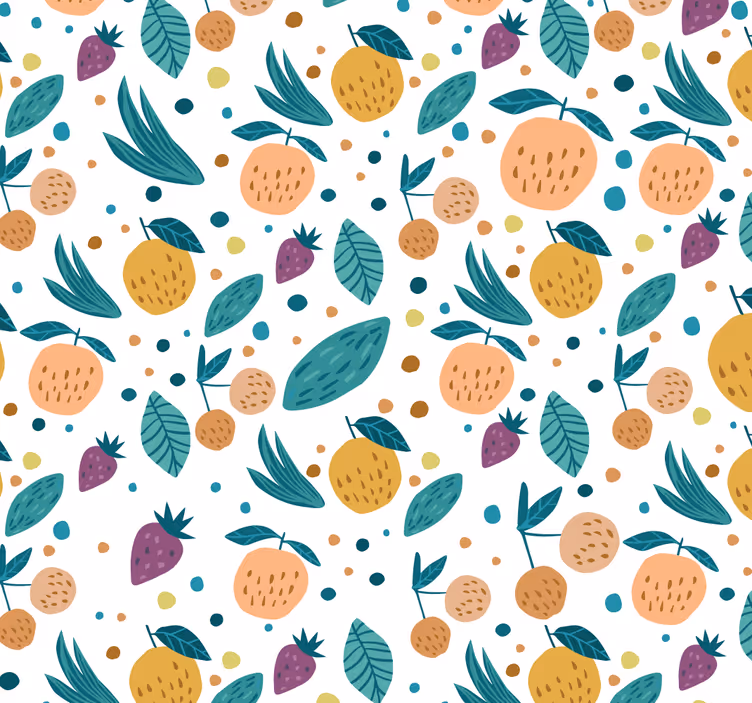 Keuken behang fruit smaken - TenStickers