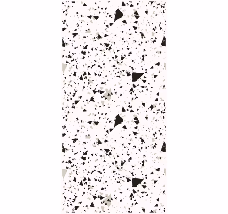 Keuken behang grijs wit en zwart terrazzo - TenStickers