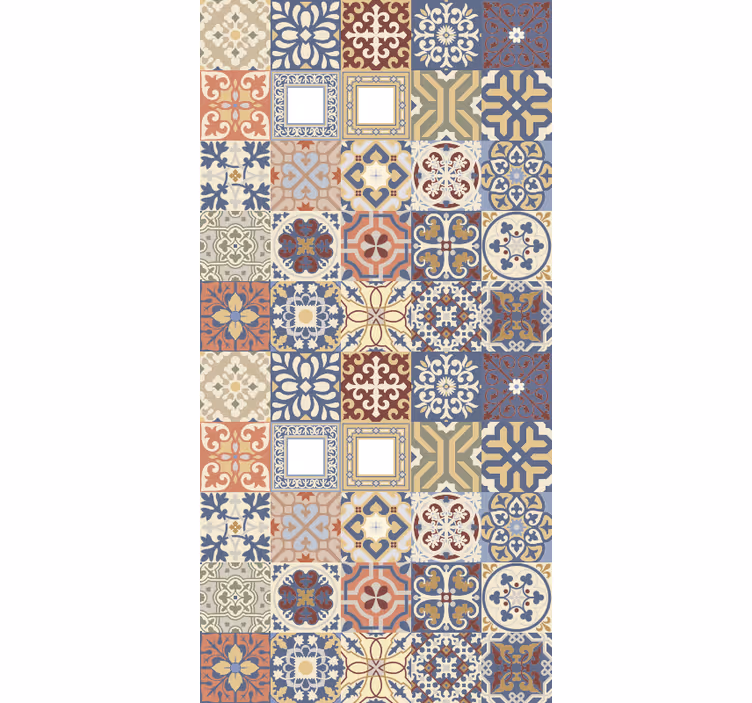 Keuken behang multicolor hydraulisch - TenStickers