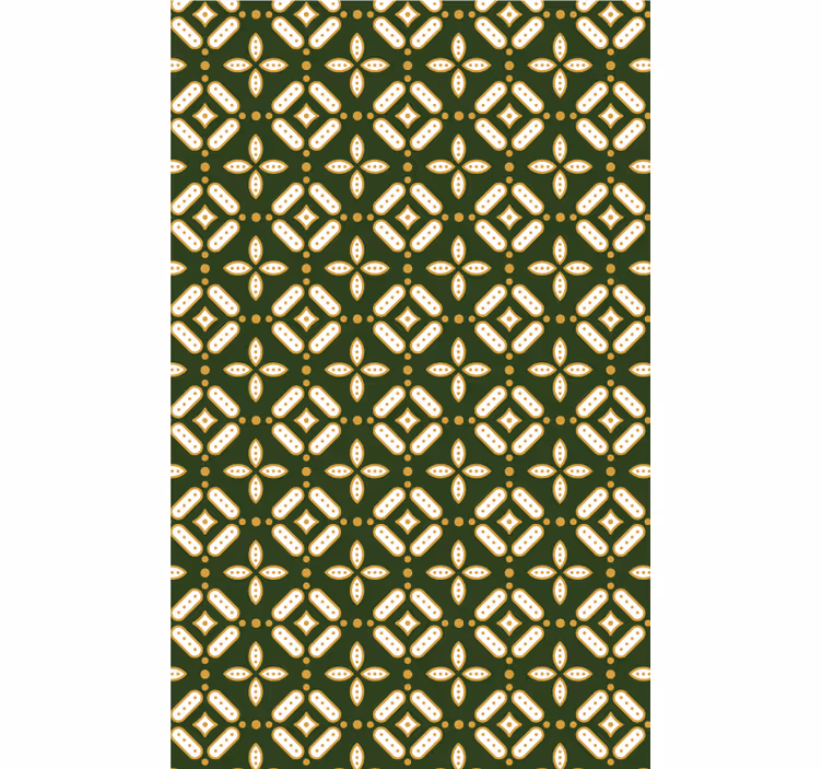 Keuken behang geometrische ornamentatie - TenStickers