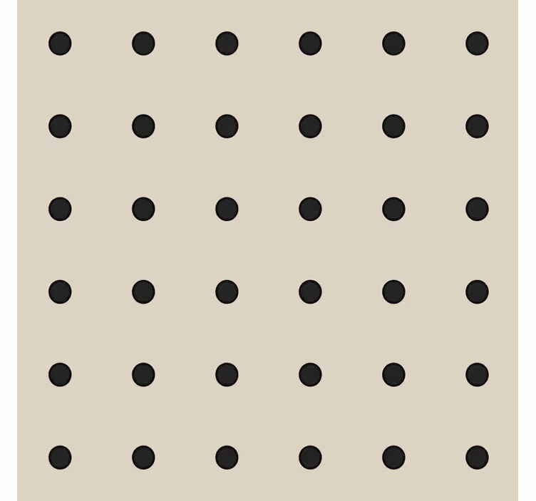 Keuken behang beige stippenpatroon - TenStickers