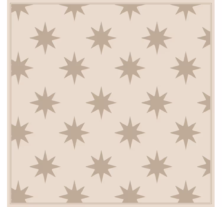 Keuken behang sterrenmotief beige - TenStickers