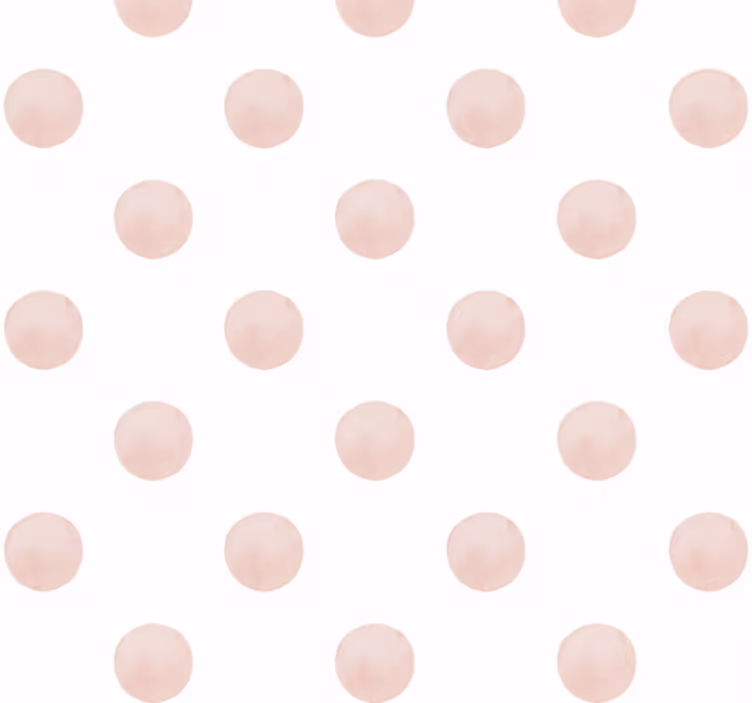 Behang hoofd slaapkamer blush aquarel stippen - TenStickers