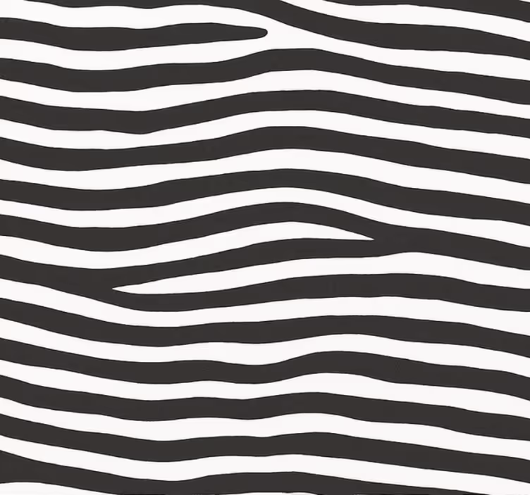 Behang hoofd slaapkamer zebra print textuur - TenStickers