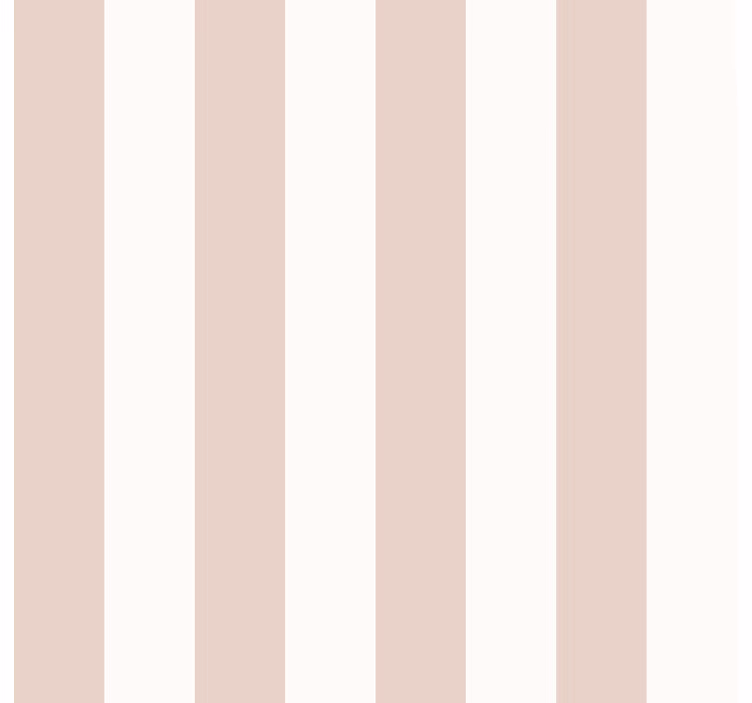 Woonkamer behang roze en witte strepen - TenStickers