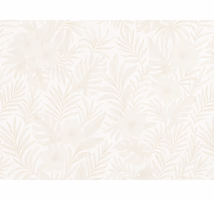 Behang hoofd slaapkamer neutral tropical - TenStickers