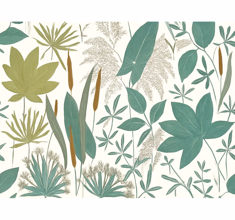 Woonkamer behang tropische jungle - TenStickers