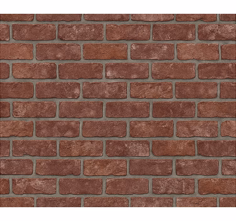 Woonkamer behang industrieel rood baksteen - TenStickers