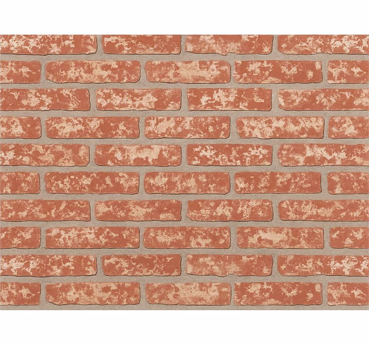 Woonkamer behang baksteen peel - TenStickers