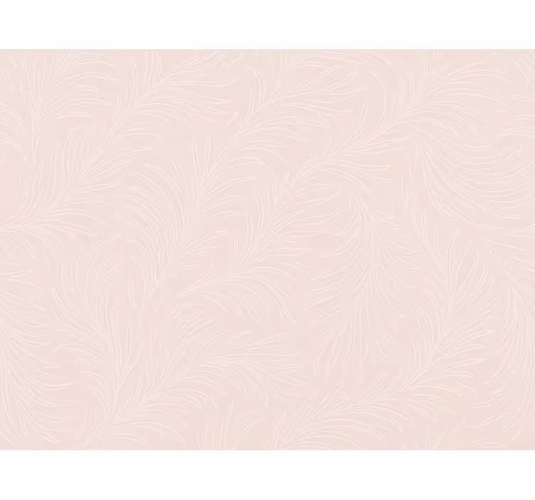 Behang hoofd slaapkamer soft roze botanisch - TenStickers