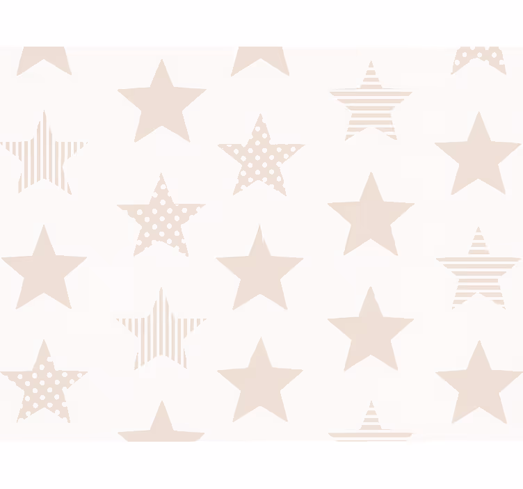 Behang kinderkamer sterrenpatroon - TenStickers
