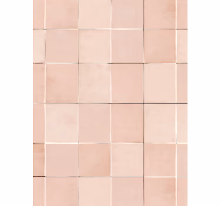 Keuken behang roze tegelpatroon - TenStickers