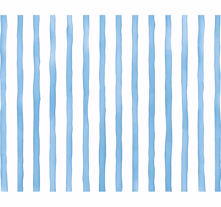 Behang verticale strepen blauwe aquarel strepen - TenStickers