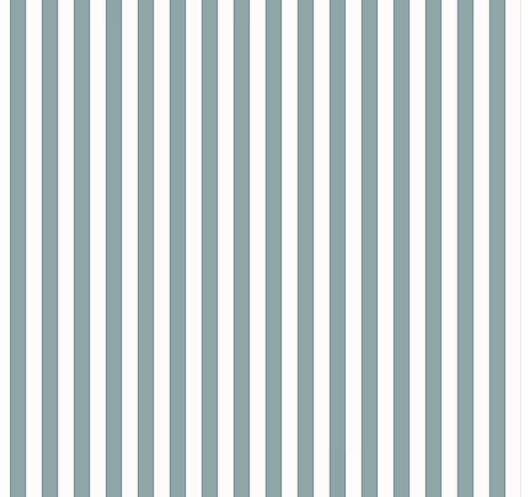Behang verticale strepen teal pinstripe - TenStickers