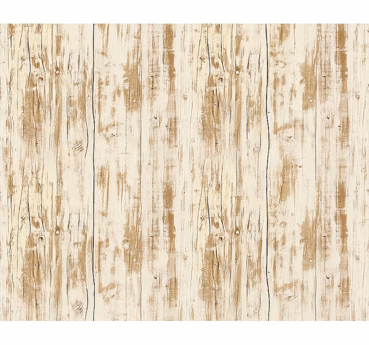 Woonkamer behang whitewashed houten planken - TenStickers
