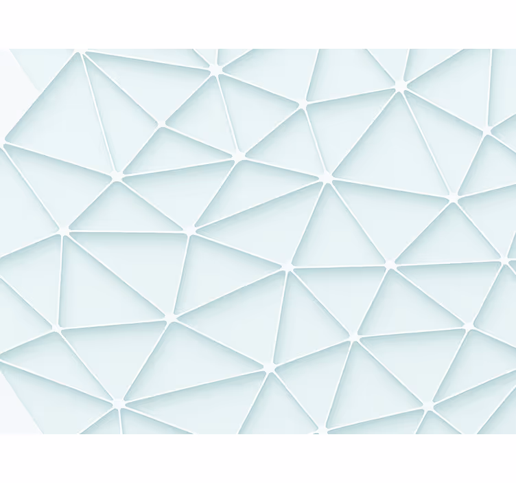 Woonkamer behang abstract driehoek design - TenStickers