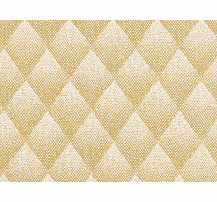 Woonkamer behang abstracte gouden driehoek - TenStickers