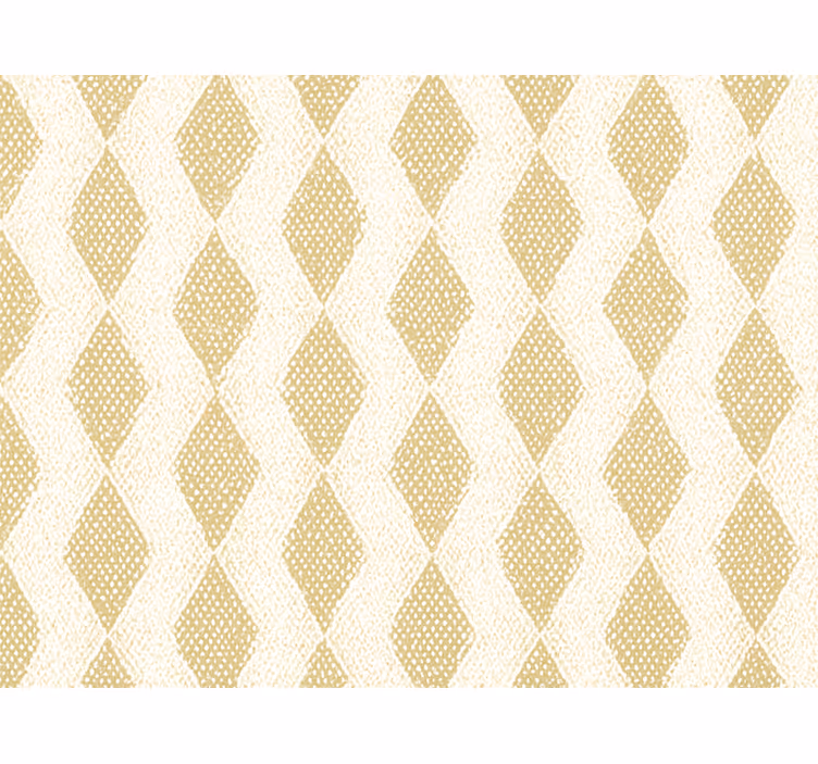 Woonkamer behang abstracte gouden driehoek - TenStickers