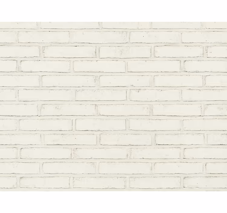 Woonkamer behang witte vintage bakstenen - TenStickers