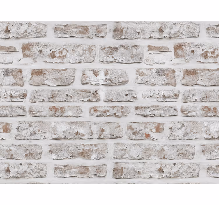 Woonkamer behang vintage oude gewassen bakstenen - TenStickers