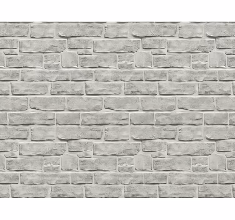 Woonkamer behang realistische grijze steeneffecten - TenStickers